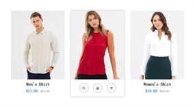 CSS3鼠标经过显示购物车按钮特效